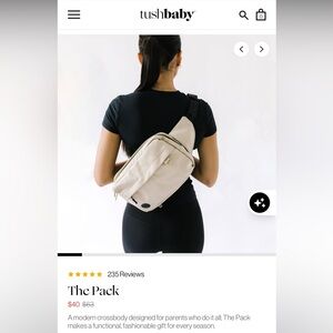 The Pack Cream Crossbody Bag